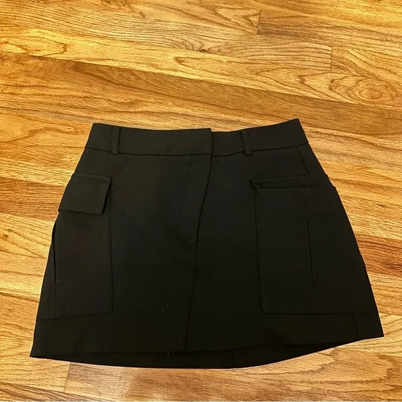 Zara Black Cargo Skirt Size S - Picture 11 of 11